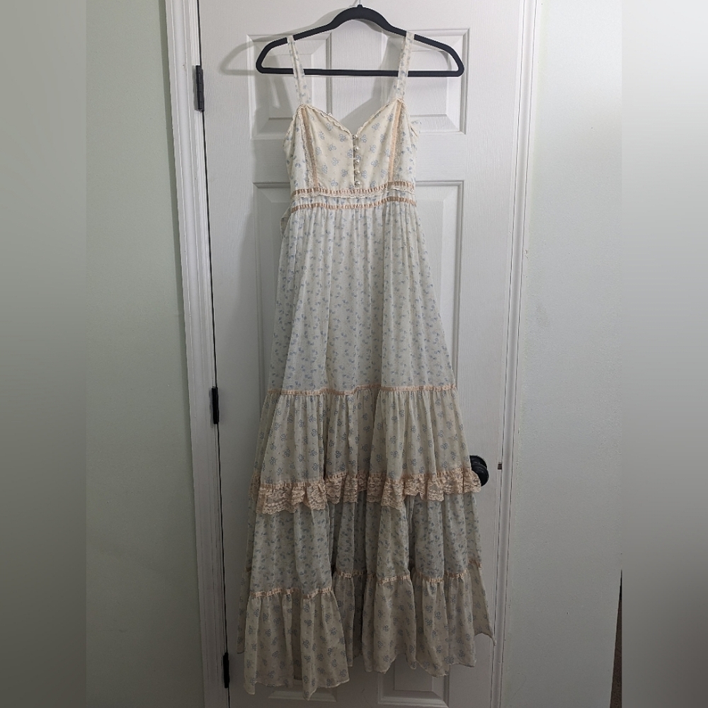 Vintage Gunne Sax by Jessica Maxi Dress